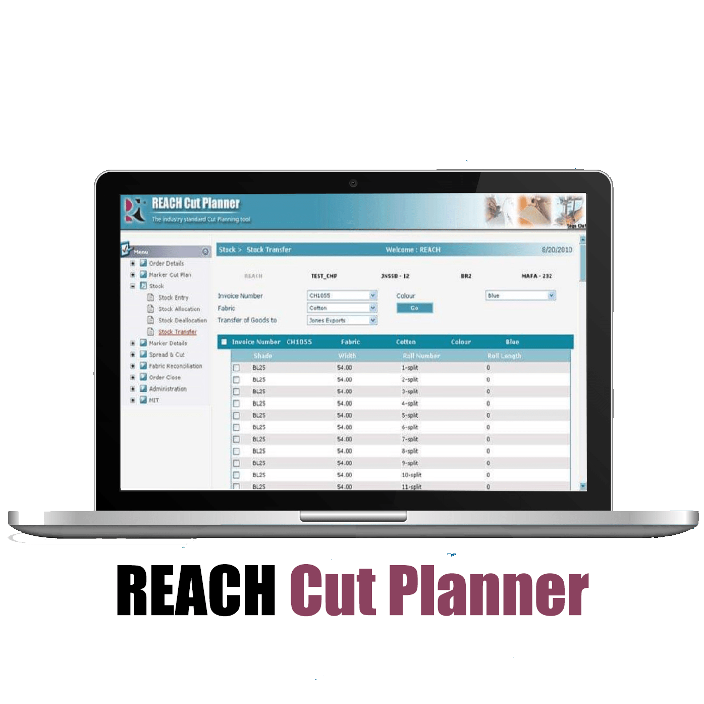 Reach cut planner software for garment  cut order planning